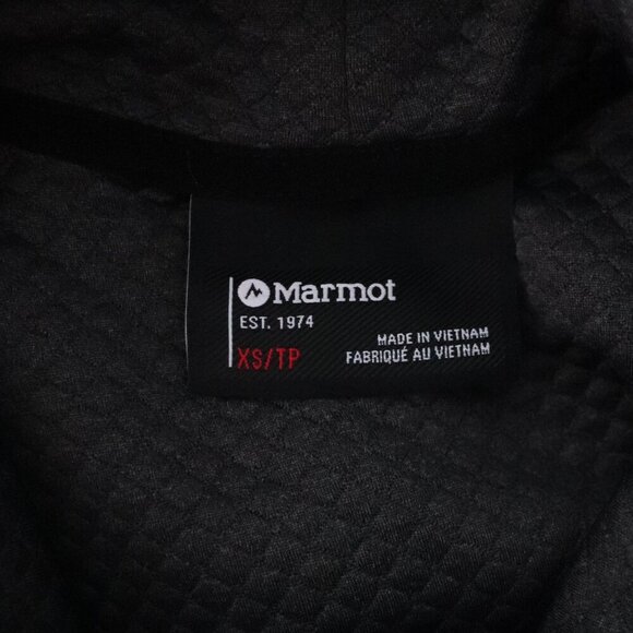 Marmot Women's Sz XS Quilted Annie Turtleneck Kangaroo Pocket Pullover Sweater - Picture 11 of 14